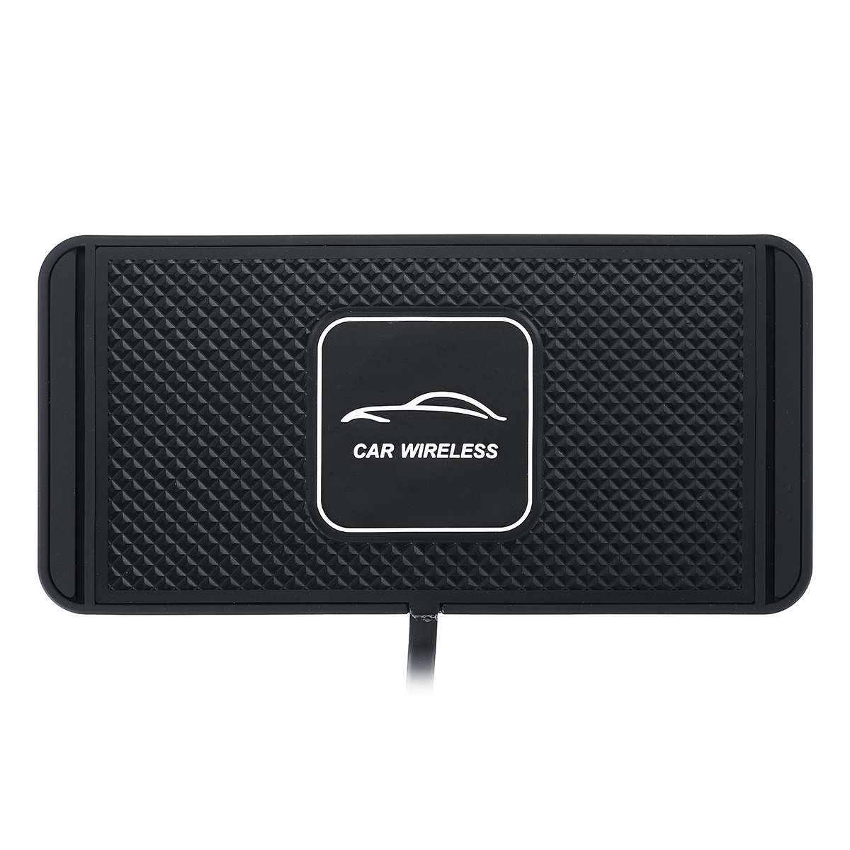 Car Qi Wireless Charger Pad with anti Skid Rubber Base