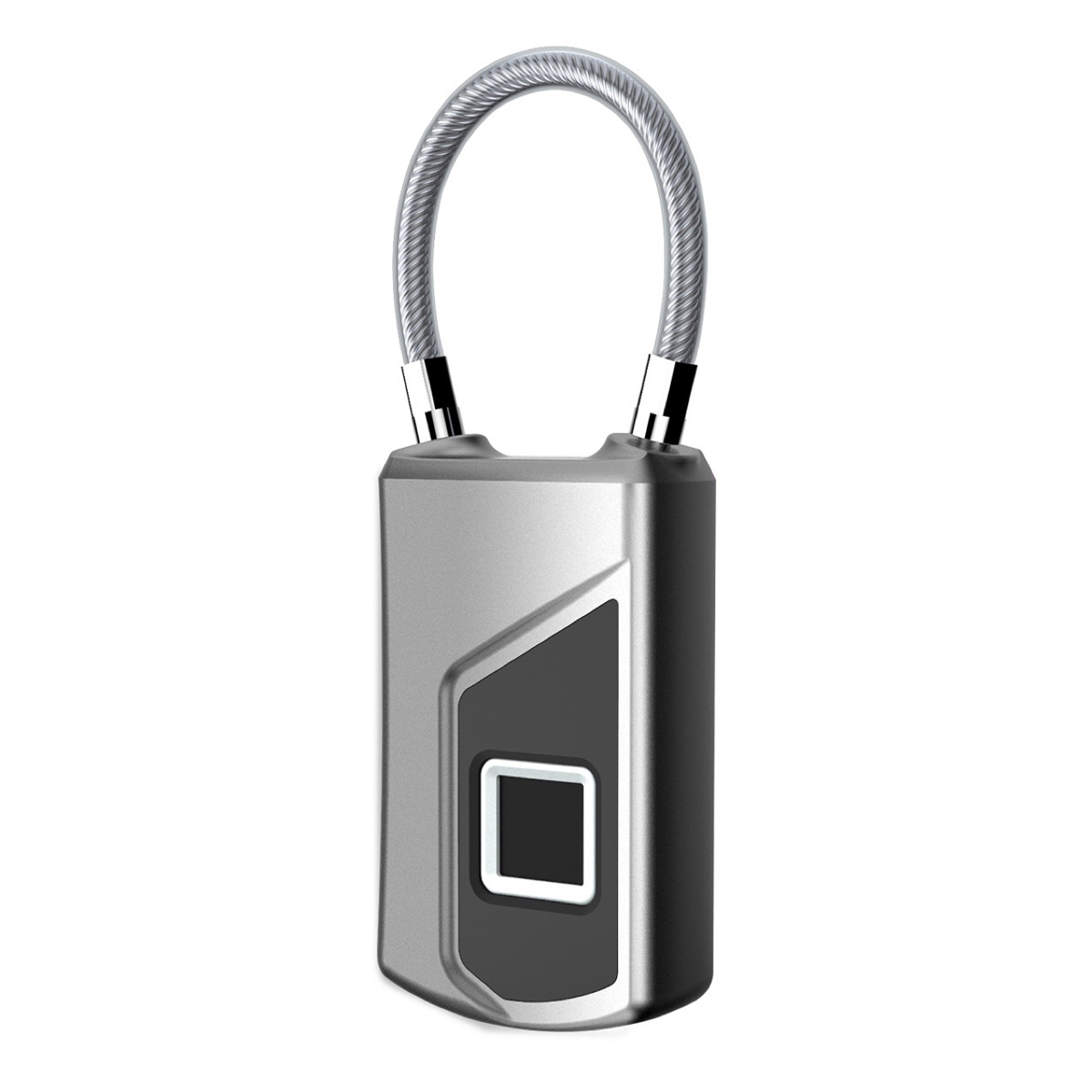 Anytek L1 Waterproof Smart Fingerprint Padlock Keyless Door Lock USB Charge Anti-Theft