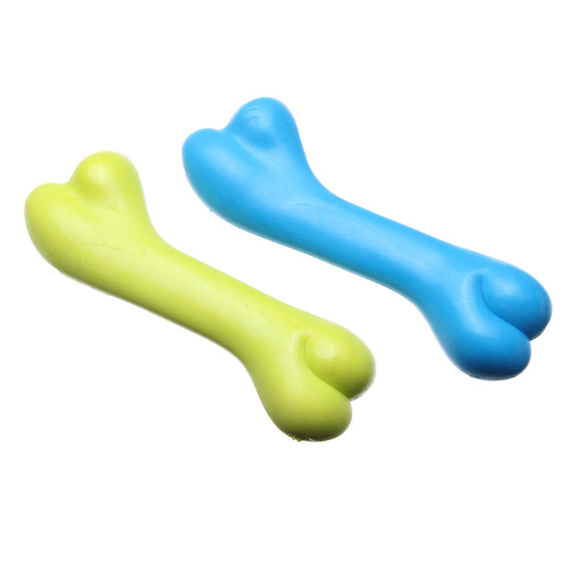 Molar Teeth Rubber Small Bone Chew Toy for Pets Dogs Cats