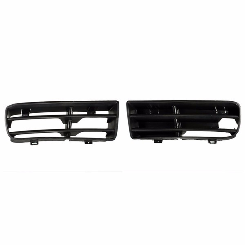 A Pair Front Bumper Lower Corner Grille Grill for VW GOLF MK4 97-05 Black