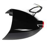 12V Motorcycle Cafe Racer Rear Seat Cowl Cover Fender Splash Guard Tail Light Universal