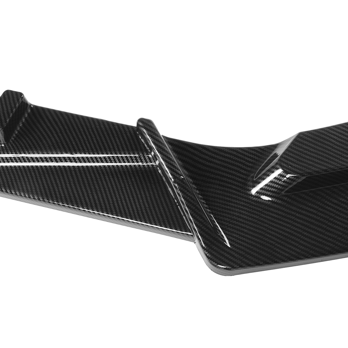 3Pcs Carbon Fiber Look Front Bumper Lip Spoiler for Chevrolet Malibu 2019-2021
