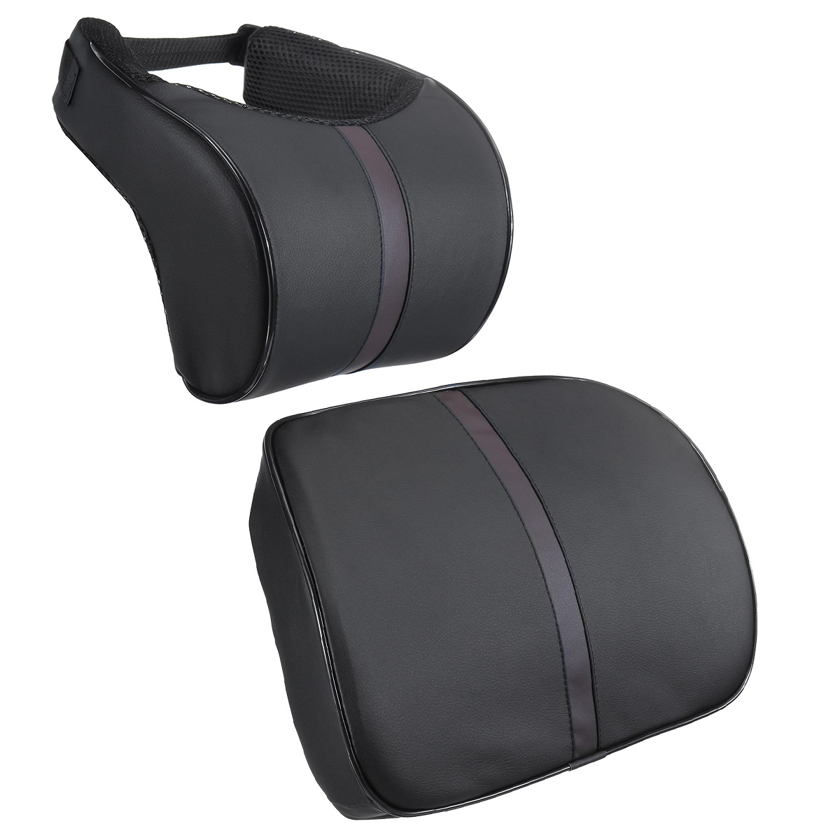 Car Seat Headrest Sleep Pad Memory Foam Pillow Head Neck Rest Support Cushion - Auto GoShop