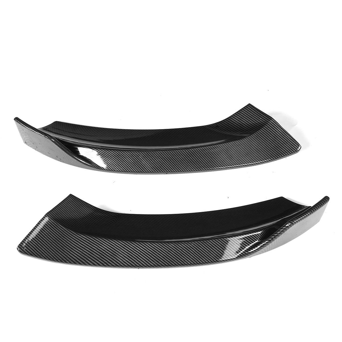 Car Carbon Fiber Front Bumper Lip Body Protector Kit Spoiler for Mercedes C-Class W205 C250 C300 C350 2015-2018