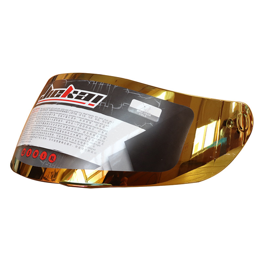 JIEKAI GXT 902 Model Motorcycle Helmet Glass Shield Gold Color Available for K3SV K5 Helmet