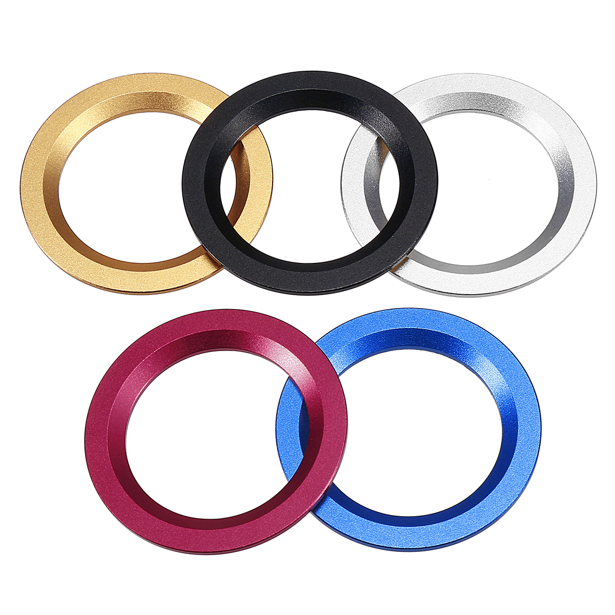 1Pcs Engine Start Button Cover Cap Decor Ring Trim Aluminum Alloy for Toyota/Ford/Cadillac
