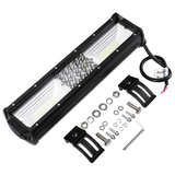 12Inch 204W LED Work Light Bars Combo Beam IP68 Waterproof Pure White DC 10-30V for off Road Truck SUV Trailer