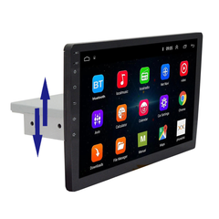 9Inch/10Inch 1Din Android 8.0 Car Stereo Radio Adjustable Touchscreen 8 Core 2GB+32GB GPS Navigation Wifi AM FM - Auto GoShop