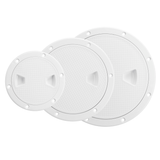 4/6/8 Inch round Deck Plate Cover for Yacht Boat Accessorise Marine ABS White - Auto GoShop