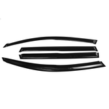 4Pcs for TOYOTA RAV4 2006-2012 JDM Wavy 3D Style Plastic Exterior Visor Vent Shades Window Sun Rain Guard Deflector