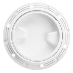 4/6/8 Inch round Deck Plate Cover for Yacht Boat Accessorise Marine ABS White - Auto GoShop