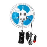 8 Inch 12V Portable Vehicle Auto Car Fan Oscillating Car Auto Clip-On Cooling Fan