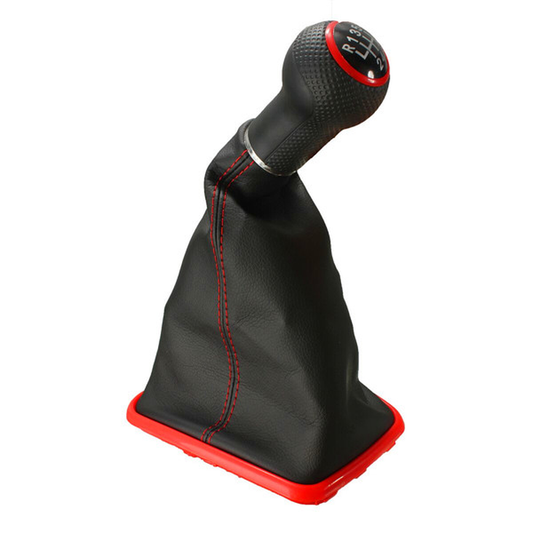 6 Speed Gear Shift Knob Shifter Gaiter Boot for VW Mk4 Golf Jetta Bora GTI R32 - Auto GoShop