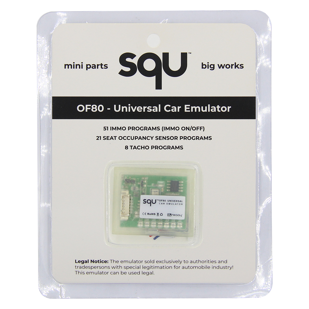Universal SQU OF80 Car Emulator Support Immo/Seat Accupancy Sensor/Tacho Programs