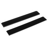 2.2M / 86.6Inch Black Modified Three-Section Side Skirts Extension Rocker Panel White Line