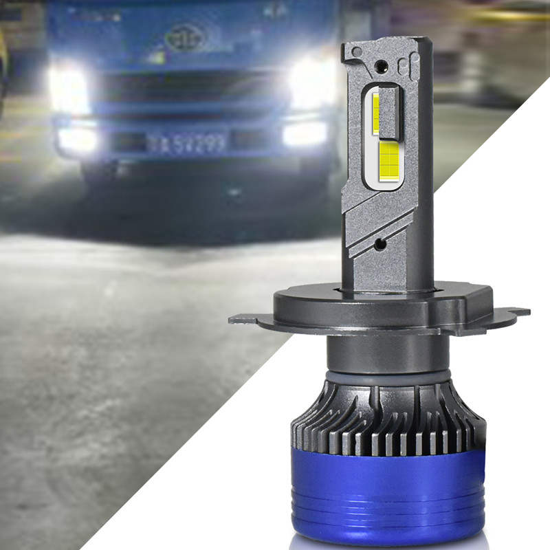 2PCS 80W Car LED Headlight Bulbs H4 H7 H1 H11 9005 9006 24V 8000LM Headlamp for Truck Van Pickup - Auto GoShop