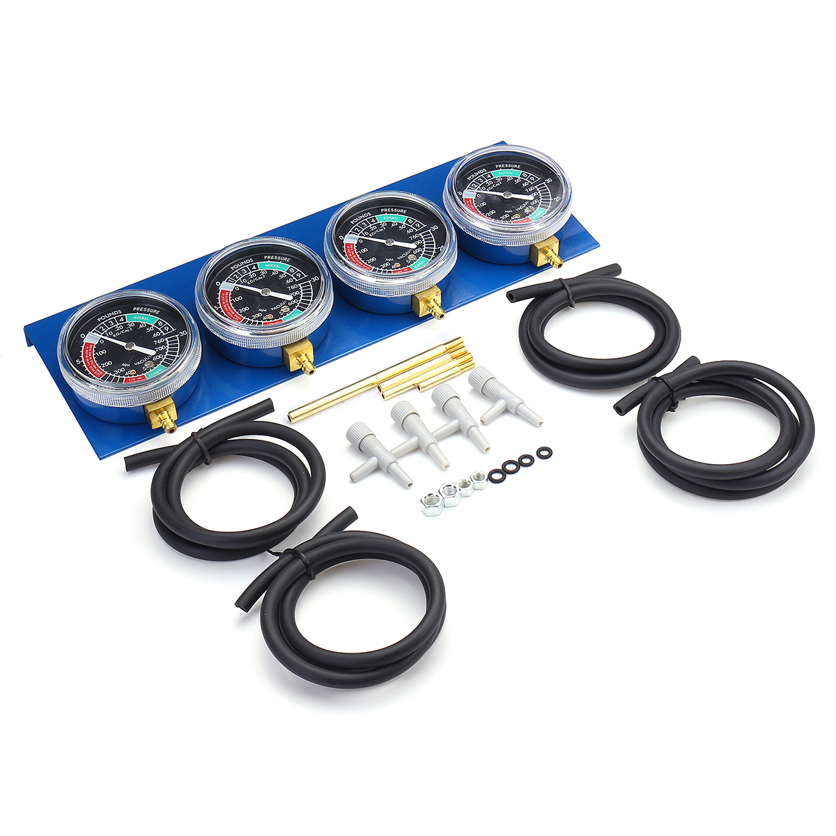 4X Motorcycle Carburetor Carb Fuel Vacuum 2/4 Cylinder Gauge Balancer Synchronizer Diagnostic Tool