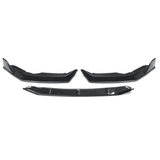 3PCS Carbon Pattern Carbon Look Front Bumper Body Kit Spoiler Lip for Nissan Sentra 2020-2021