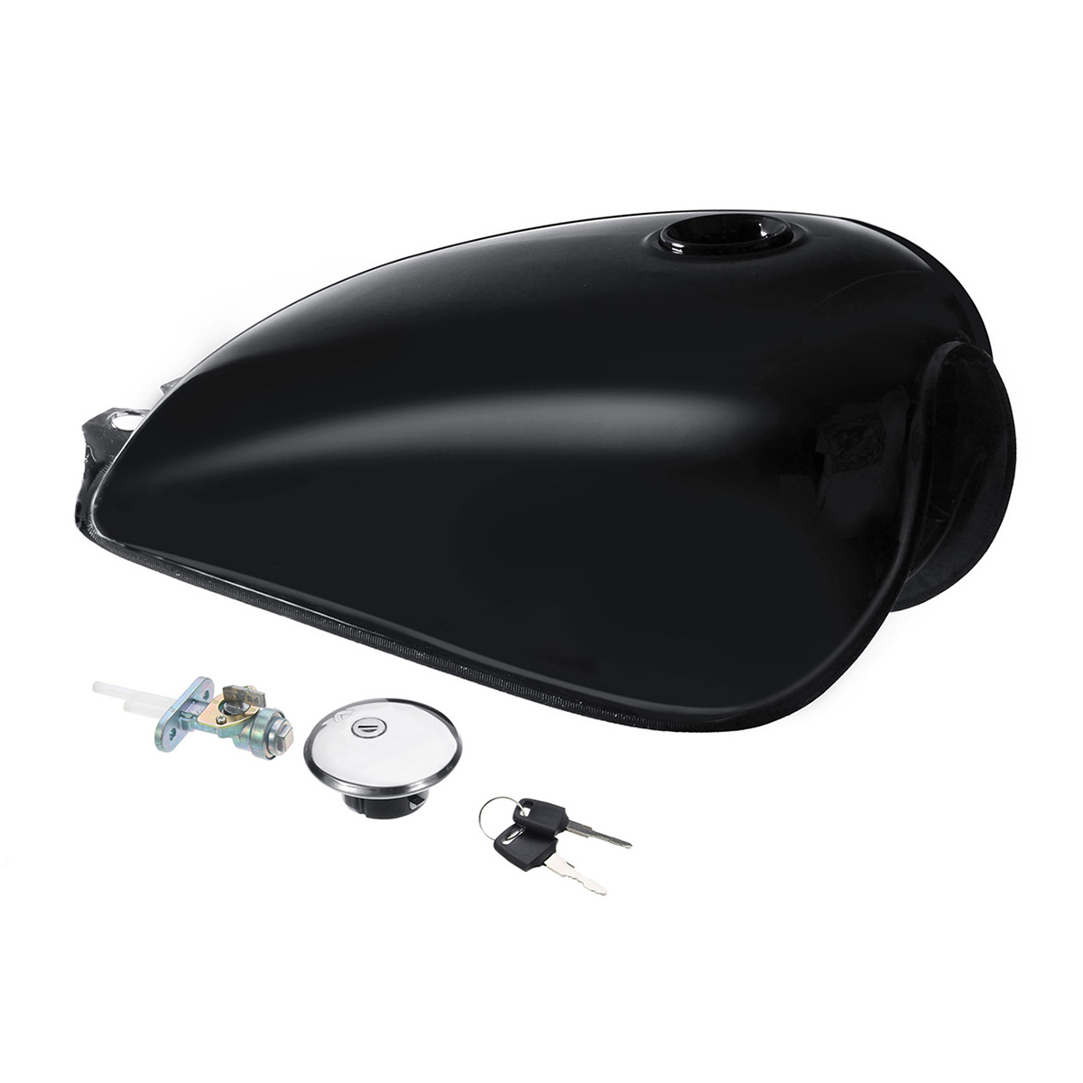 Motorcycle 9L 2.4 Gallon Cafe Racer Vintage Fuel Gas Tank for Suzuki GN125 GN250