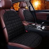 12V 30W Polyester Car Front Seat Heated Cushion Seat Warmer Winter Household Cover Electric Mat - Auto GoShop