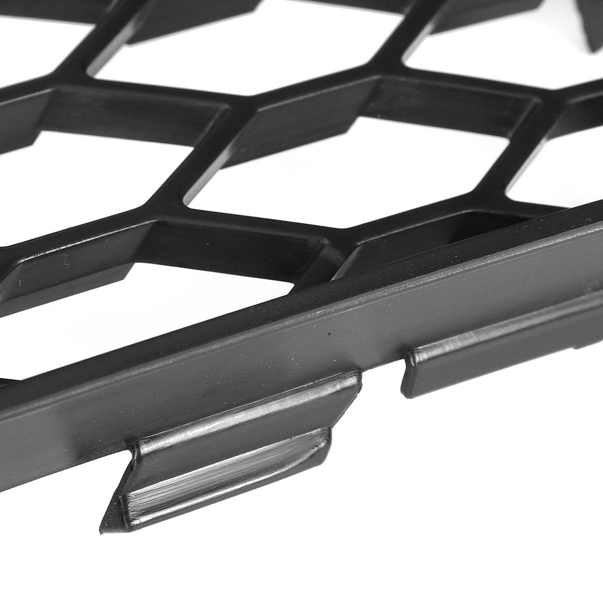 1 Pair HONEYCOMB Front Grille Fog Light Frame Cover Black for AUDI TT MK2 S-LINE TTS 2011-2014 - Auto GoShop