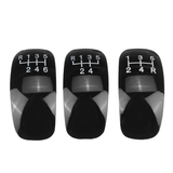5/6 Speed Universal Manual Car Gear Shift Knob Shifter Lever Stick with 3 Cap - Auto GoShop