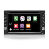 6.2 Inch 2 Din HD Car DVD Player Radio Stereo Wince Bluetooth Carplay for GPS Navigation Support Rear Camera - Auto GoShop