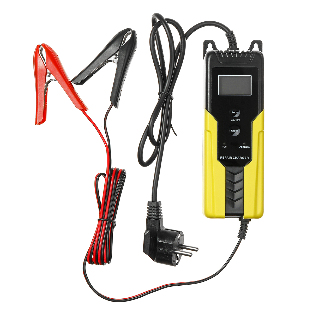 Intelligent LCD 4.5-100AH Output 6V/2A 12V/4A Car Motorcycle Automatic Pulse Battery Charger
