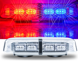 12V 36LED Car Mini Short Row Warning Light Rescue Car Magnetic Suction Strobe Lamp