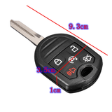 5 Buttons Remote Key Fob with 4D63-6F 80 Bit Chip 315Mhz for Ford Edge Fusion