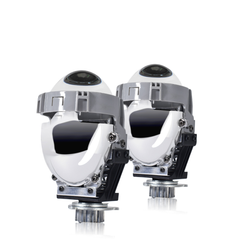 CNSUNNYLIGHT RX9 2PCS 3Inch 64W 6000LM LED Bifocal Lens Car Headlight Bulb High Power Decoding Light