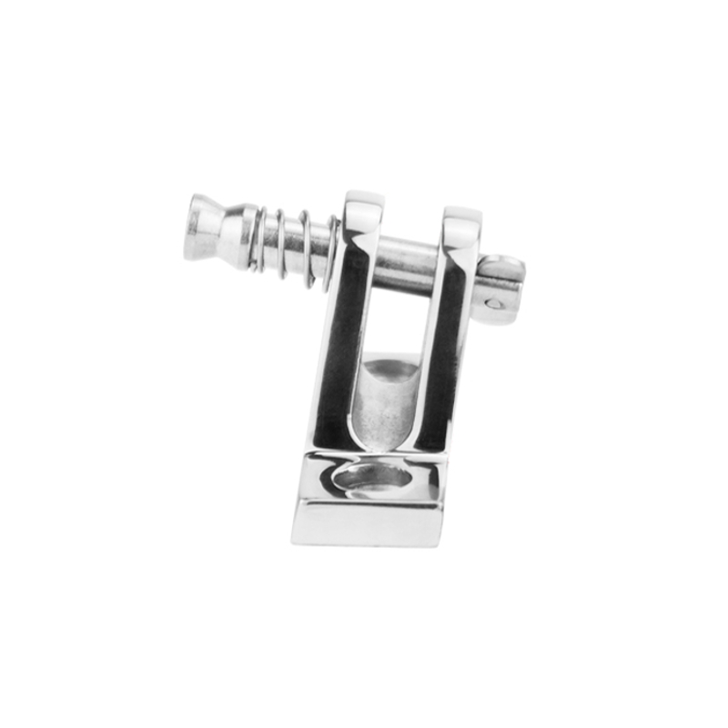 BSET MATEL Angled Stainless Steel Bimini Top Deck Hinge with Quick Release Pin Marine Kayak Canoe Boat Cover Sprayhood