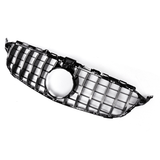AMG GTR Style Grille Cover for Mercedes-Benz W205 C-Class 2015-2018 with Camera Hole - Auto GoShop