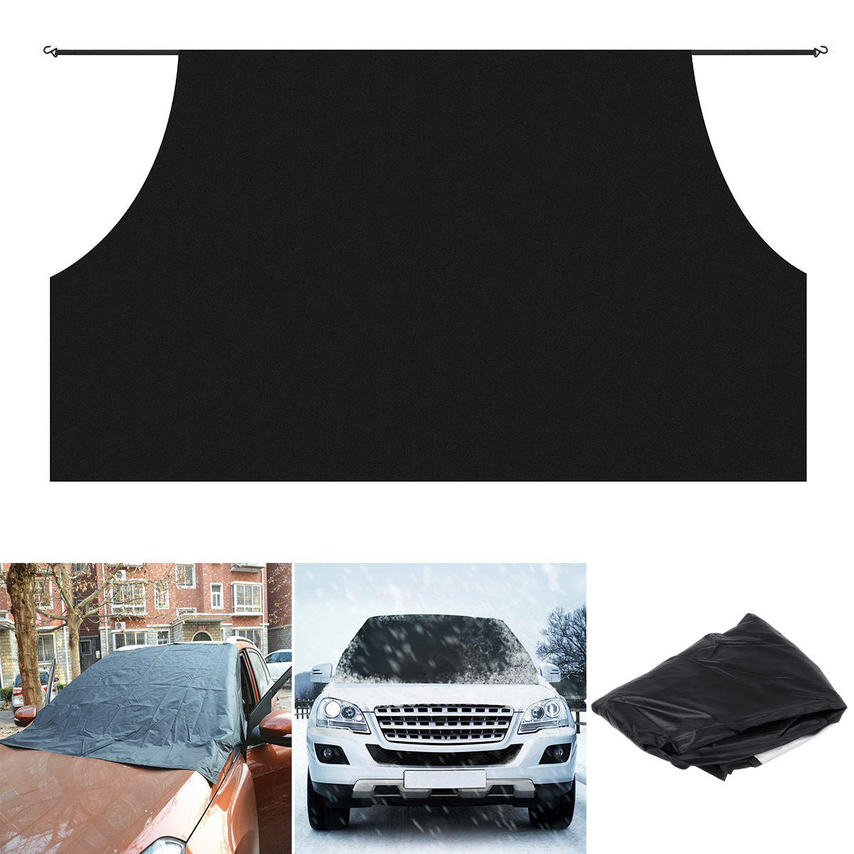 Magnet Windshield Snow Cover Ice Protector Winter Summer Sun Shade for Car Truck