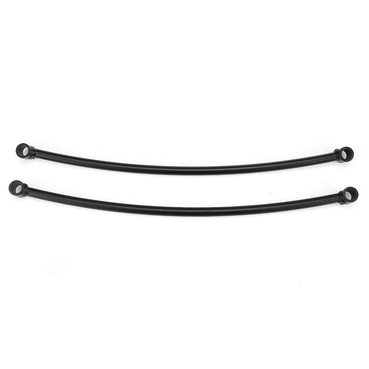 Pair Straight/Curved Motorcycle Rear Rail Fender Support Bracket Mount Holder Modified Cafe Bobber Black