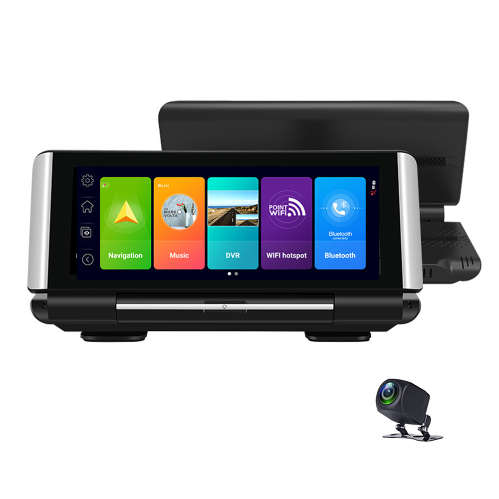 K7 7 Inch 4G Android 8.1 FHD 1080P Full Screen IPS Touch Dashboard 4G Car DVR Dash Cam with RAM2G Dual Camera GPS Navigation ADAS and WIFI Video Recording - Auto GoShop