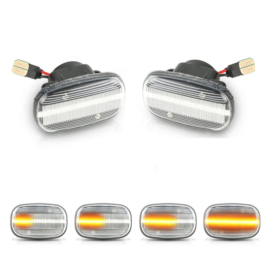 Dynamic LED Side Marker Light Repeater Indicator Lamp Turn Signal Pair for Toyota