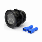 12V DC LED Panel Voltmeter Car Motorcycle Waterproof Digital Voltage Socket Meter Gauge