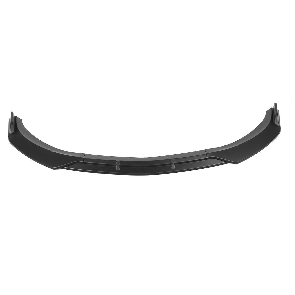 3Pcs Car Matte Black Front Bumper Lip Spoiler Protector Cover Trim for Mercedes Cla-Class W117 2016-2020