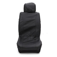 12PCS PVC Leather Car Seat Cover Full Set Front Rear Seat Cushion Mat with Zipper - Auto GoShop