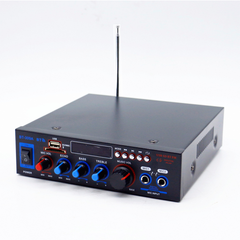 800W 12V/220V Hifi Bluetooth Amplifier Digital Stereo Audio Tuner USB SD FM AUX Mic - Auto GoShop