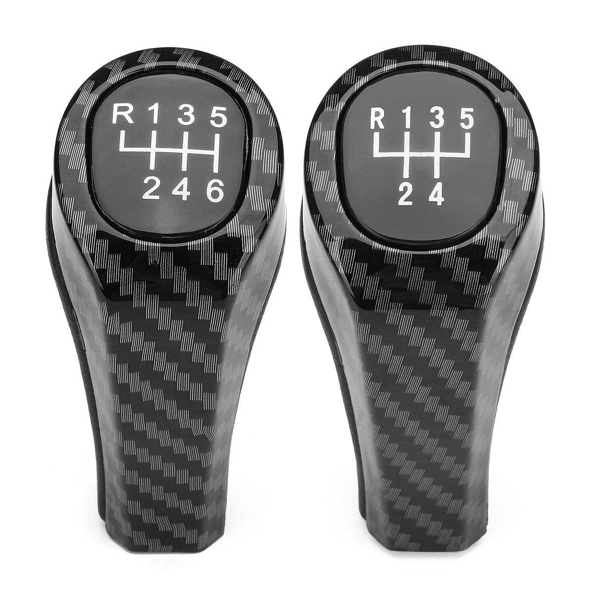 Car 5/6 Speed Carbon Fiber Color Manual Gear Shift Stick Knob for BMW E90 E91 E92 X1 X5 X3