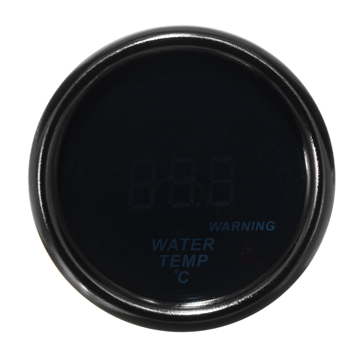 2'' 52Mm 20-150℃ Water Temperature Gauge Digital LED Display Black Face Sensor