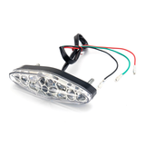 Motorcycle 15 LED Rear Tail Brake Stop Running Turn Signal Light Universal