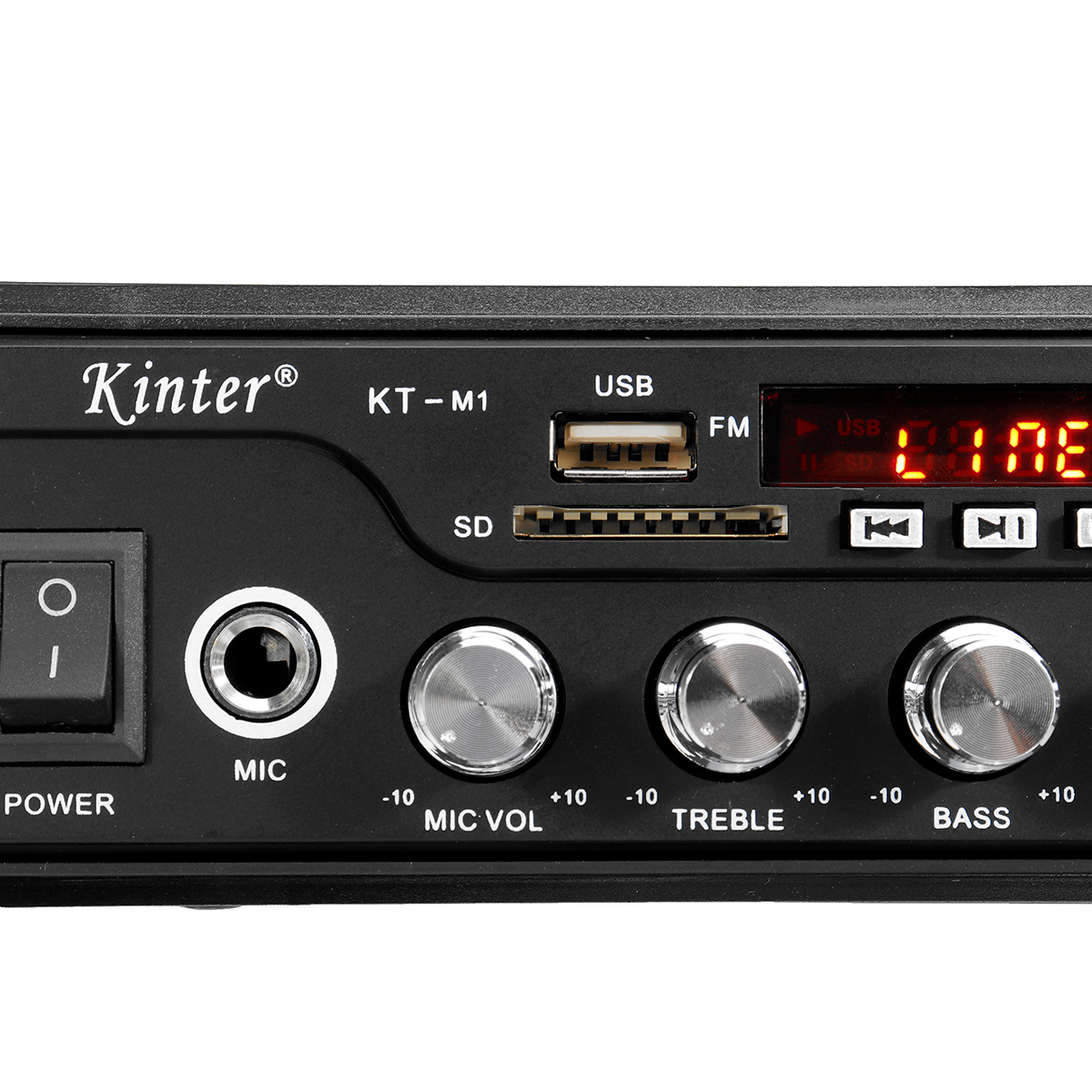 Kinter M1 60W Power Amplifier HIFI Bluetooth Audio AMP with Remote Control Support FM USB SD for Home Car