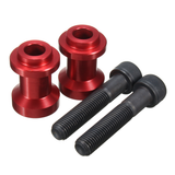 10Mm Aluminum CNC Swing Arm Spools Bobbins Slider for Kawasaki ZX6R Yamaha FZR400 - Auto GoShop