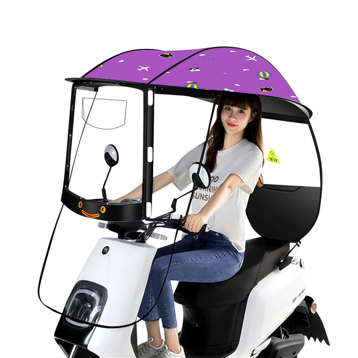 Motorcycle Tent Electric Scooter Rain Tent Sun Protection Rain Protection - Auto GoShop