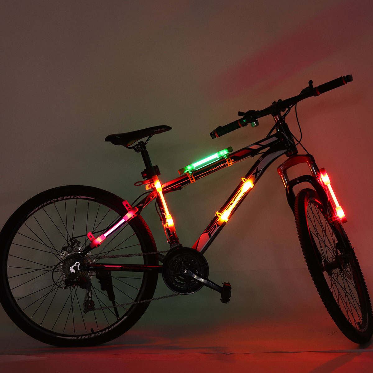 Motorcycle Colorful Bicycle LED Safety Flash Light Night Run Camping Decoration Indicator