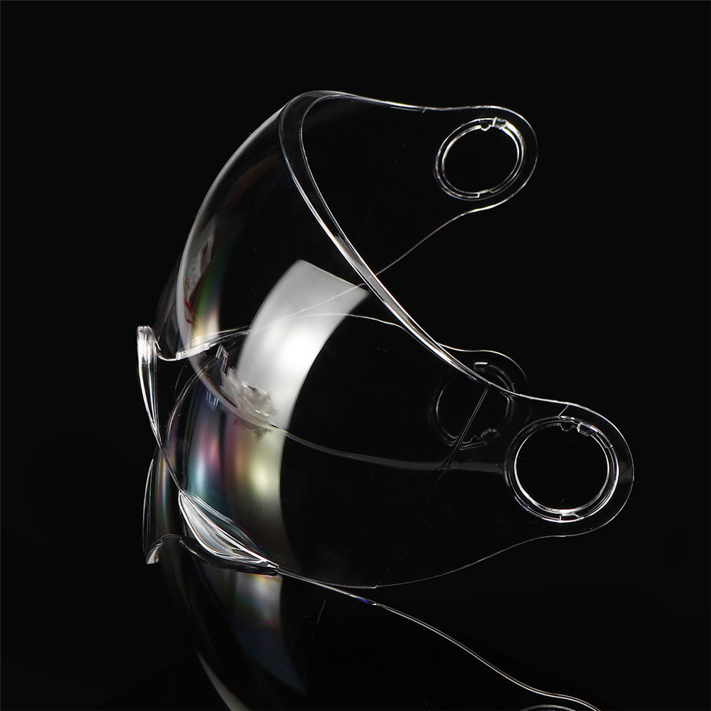 PC Motocross Motorcycle Helmet Visor Lens Shield Windproof Anti-Scratch Universal for Half Face Helmet - Auto GoShop