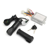 36V 800W Brushed Speed Controller Throttle Twist Grip for Scooter Motor E-Bike - Auto GoShop